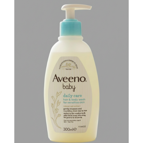 Aveeno Baby Hair & Body Wash Sensitive, 300ml (Greece)