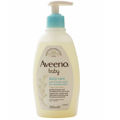 Aveeno Baby Hair & Body Wash Sensitive, 300ml (Greece)