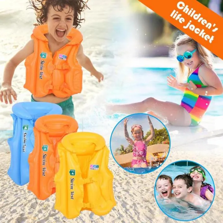 Plastic Swimming Vest Life Jacket For Kids