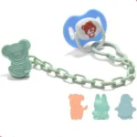 Cartoon Shape Pacifier With Clip