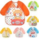 Long Sleeve Waterproof Baby Bibs Cute Cartoon