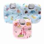 3pcs Soft Cotton Bibs