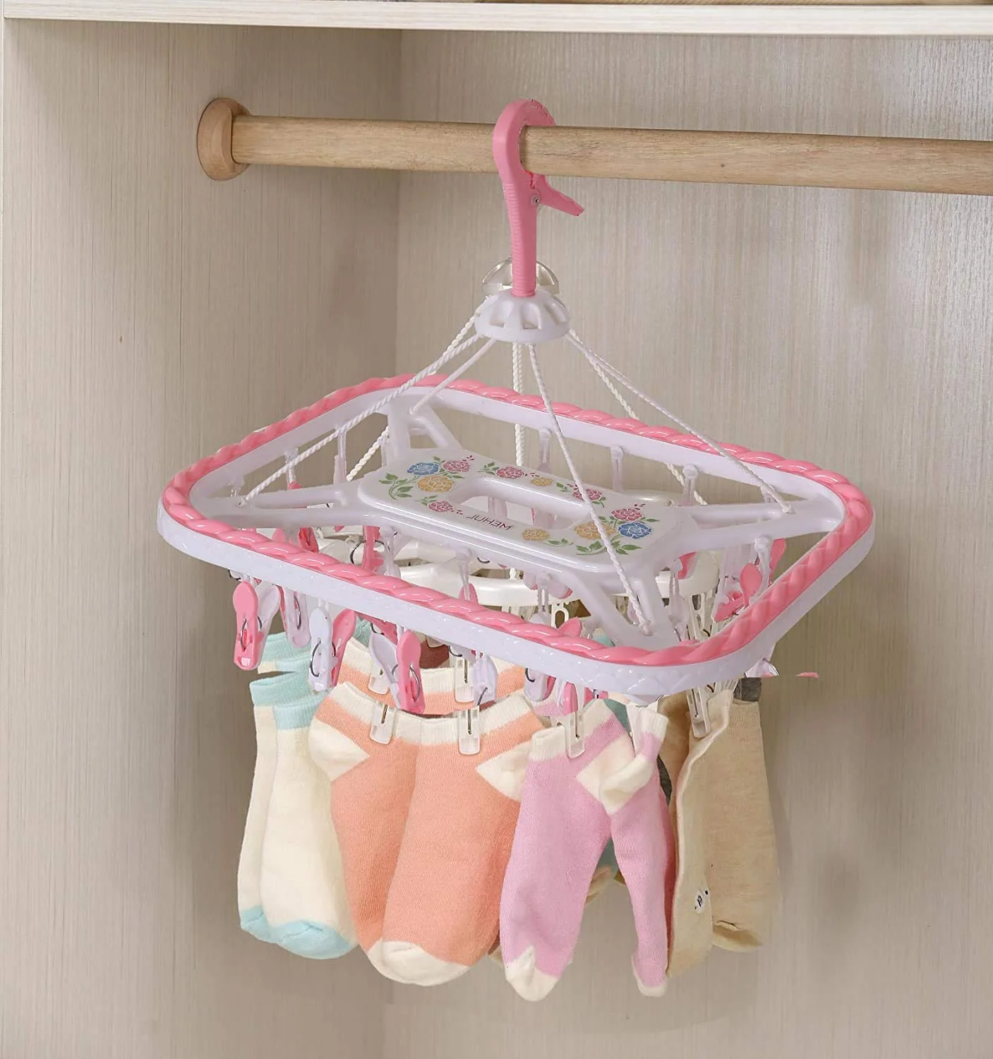 Folding Cloth Clip Hanger 24pcs clip Folding Cloth Clip Hanger 24pcs clip