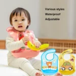 Baby Bibs Easily Clean Comfortable Soft Waterproof 1pcs