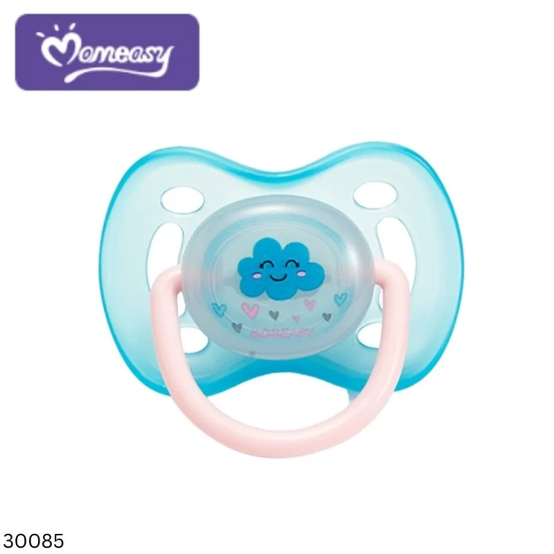 Momeasy Silicone Night Pacifier 6m+ (Pink/Blue)