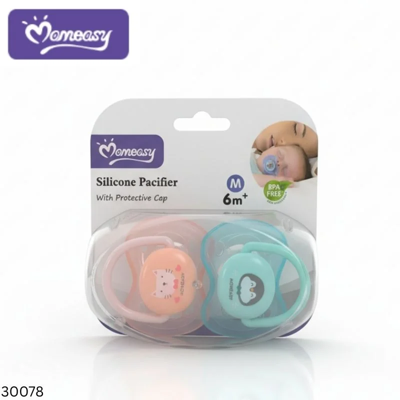 Momeasy Silicone Pacifier 6m+ (Pink/Paste)