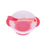 Silicone Baby Feeding Bowl + Spoon - Image 3
