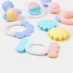 Huanger Baby Rattles Teether Set 8pcs Non Toxic-BPA Free 0m+ - Image 2