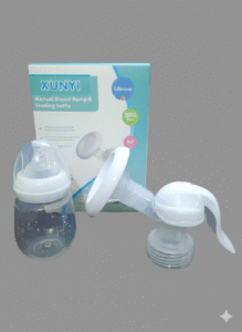XUNYI Manual Breast Pump & Feeding Bottle
