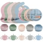 Baby Silicone Feeding Set, 8 Pcs