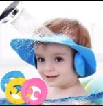 1pcs Baby Shower Cap with Ear Protection Bath Caps Adjustable Soft Shampoo Bathing Hat
