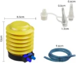 Blue Yellow Plastic Manual Air Pump Inflator Toy - Image 5