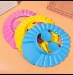 1pcs Baby Shower Cap with Ear Protection Bath Caps Adjustable Soft Shampoo Bathing Hat - Image 2